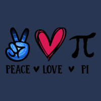 Peace Love Pi Math Love Pi Day Mathematics Math Te Men Denim Jacket | Artistshot