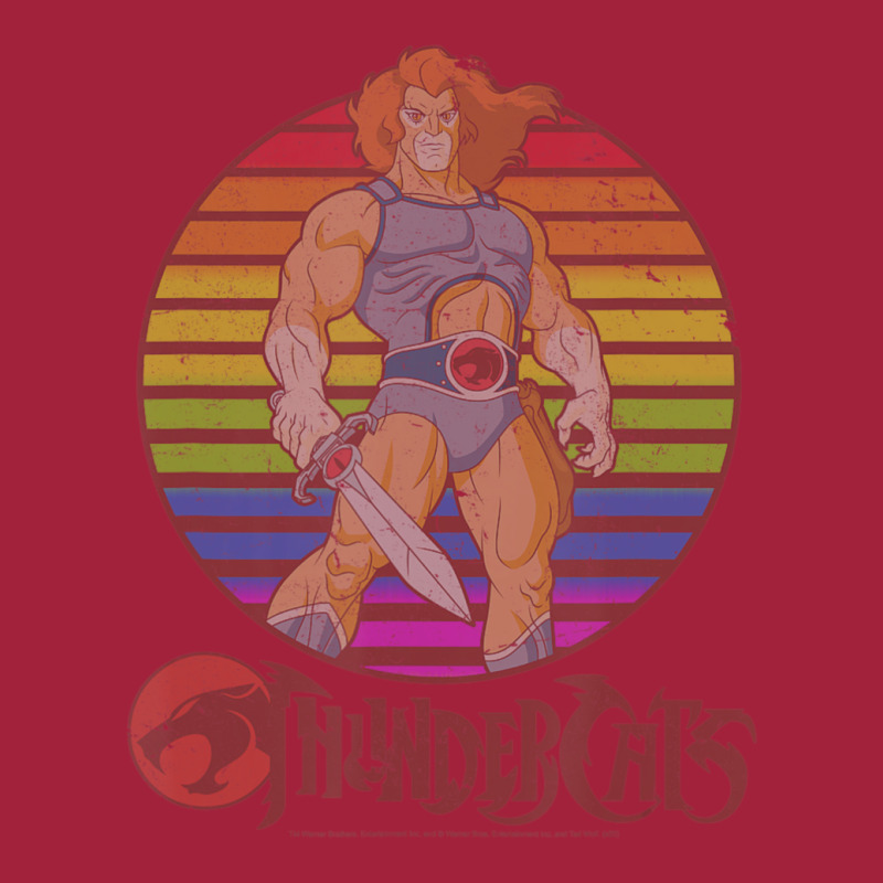 Thundercats Lion-o Rainbow Sunset Poster Basic T-shirt by Gibbons Washburn | Artistshot