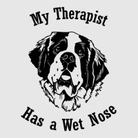 Saint Bernard Dog My Therapist Has A Wet Nose Hoodie & Jogger Set | Artistshot