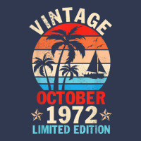 Vintage October 1972 Happy Birthday 50 Years Old Ltd Edition Basic T-shirt | Artistshot