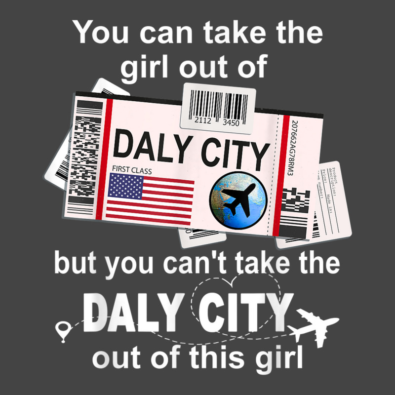 Girl From Daly City Boarding Pass   Flight Ticket Daly City Basic Youth T-shirt | Artistshot