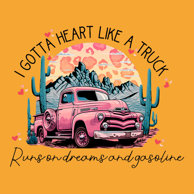 Retro Desert Cactus Got A Heart Like Truck Western Basic T-shirt | Artistshot