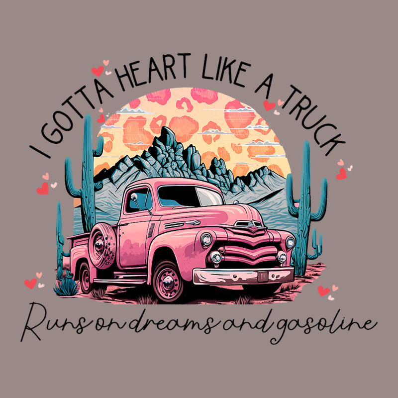 Retro Desert Cactus Got A Heart Like Truck Western Vintage T-shirt | Artistshot