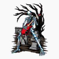 Skeleton Playing Guitar Electric Acoustic Hallowee T-shirt | Artistshot