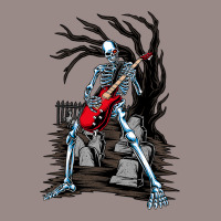 Skeleton Playing Guitar Electric Acoustic Hallowee Vintage T-shirt | Artistshot