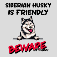 Siberian Husky Is Friendly Beware Of Owner Funny D Men's Polo Shirt | Artistshot