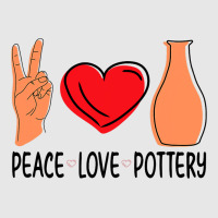 Peace Love Pottery Maker Ceramic Pottery Ceramics Unisex Jogger | Artistshot