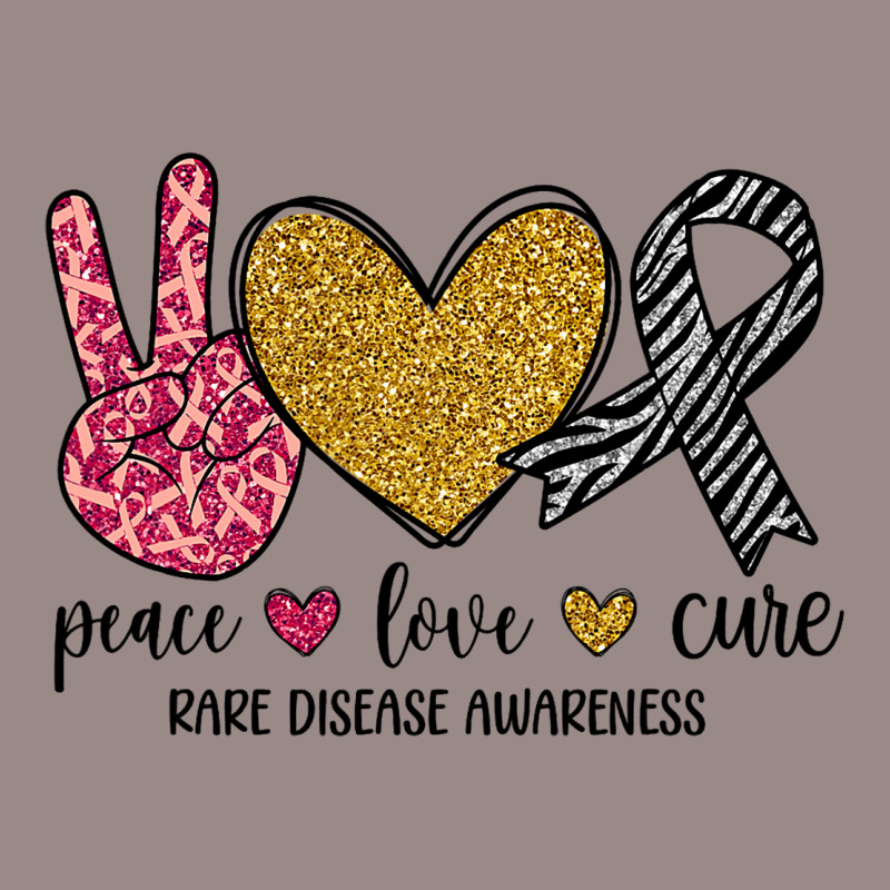 Peace Love Rare Disease Awareness Rare Disease War Vintage T-shirt | Artistshot