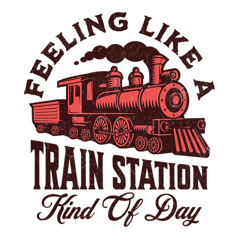 Retro Feeling Like A Train Station Kind Of Day V-neck Tee | Artistshot