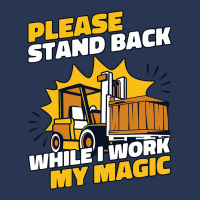 Stand Back While I Work My Magic Pro Forklift Oper Men Denim Jacket | Artistshot