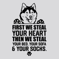 Siberian Husky Steal Your Heart Steal Your Bed Sof Women's Triblend Scoop T-shirt | Artistshot