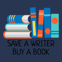 Save A Writer Buy A Book Published Author Writer Ladies Denim Jacket | Artistshot