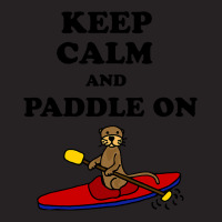 Smilealottees Keep Calm Sea Otter Kayaking Vintage Cap | Artistshot