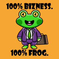 Retro Frog Businessman Funny Saying Bizness Cute F Basic T-shirt | Artistshot