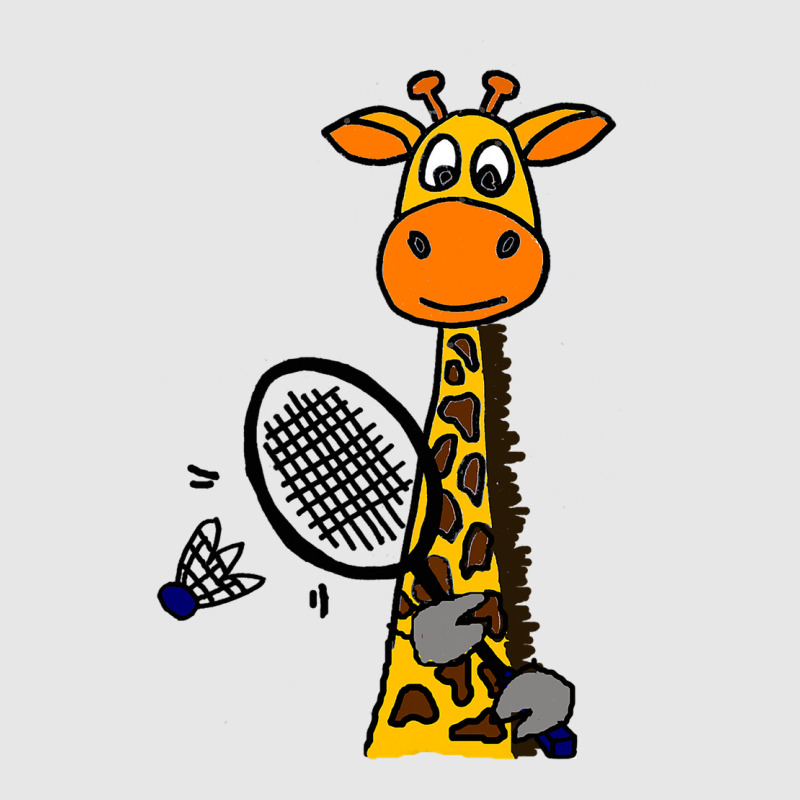 Smilemoreteesa Funny Giraffe Playing Badminton Car Unisex Jogger | Artistshot