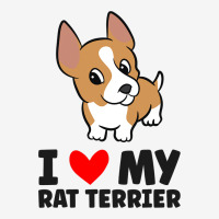 Rat Terrier Dog I Love My Rat Terrier Adjustable Cap | Artistshot