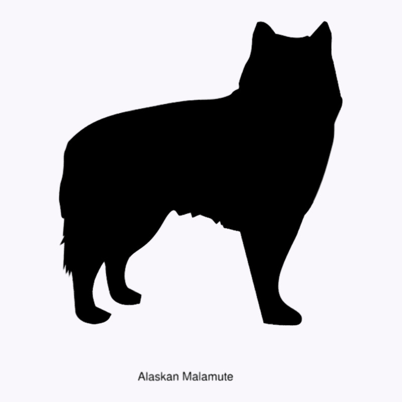 Silhouette Of Dog Breed Alaskan Malamute Tank Top | Artistshot