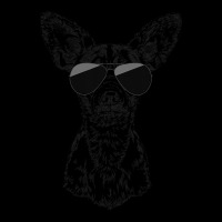 Rat Terrier Dog With Sunglasses Cropped Sweater | Artistshot