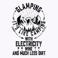 Retro Glamping Camper Glamper Women Men Wine Funny Tank Top | Artistshot