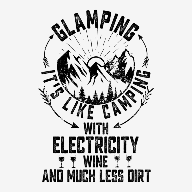 Retro Glamping Camper Glamper Women Men Wine Funny Classic T-shirt | Artistshot