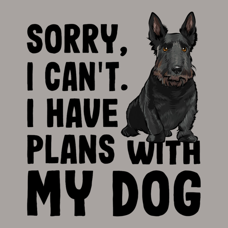 Sorry I Cant I Have Plans With My Scottish Terrier Racerback Tank by NikitaTonro | Artistshot