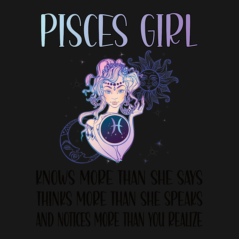 Pisces Zodiac Sign Girl Pisces Horoscope Astrology Flannel Shirt | Artistshot