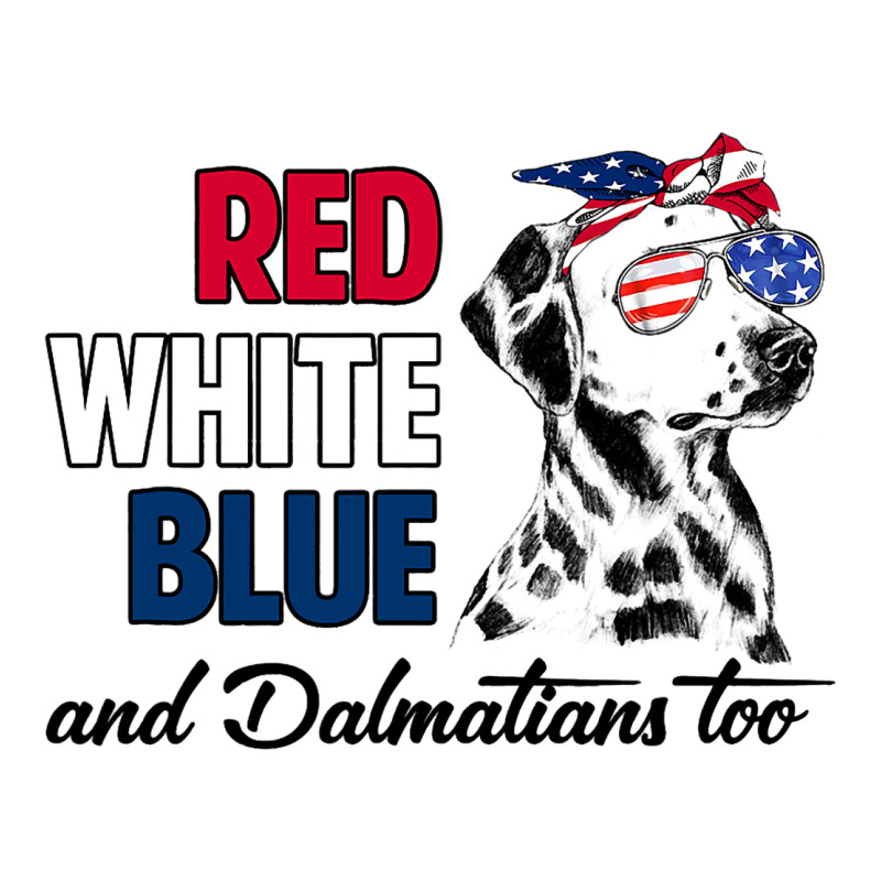 Red White Blue Dalmatians Too Dalmatian Owner 4th  Long Sleeve Shirts | Artistshot