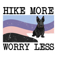 Scottish Terrier Hike More Worry Less Graphic Hiki Men's T-shirt Pajama Set | Artistshot