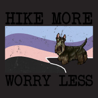 Scottish Terrier Hike More Worry Less Graphic Hiki Vintage Cap | Artistshot