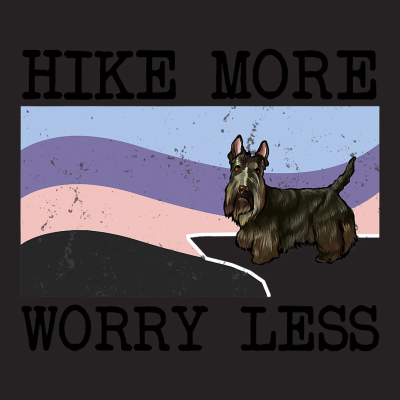 Scottish Terrier Hike More Worry Less Graphic Hiki Vintage Cap by ALFREDANDRE | Artistshot