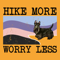 Scottish Terrier Hike More Worry Less Graphic Hiki Basic T-shirt | Artistshot