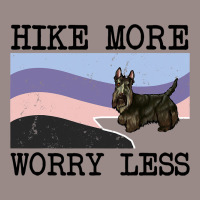 Scottish Terrier Hike More Worry Less Graphic Hiki Vintage T-shirt | Artistshot