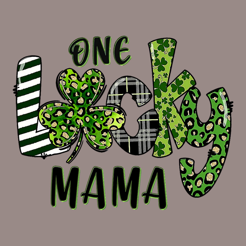 Shamrock Leopard One Lucky Mama St Patricks Day Vintage T-shirt | Artistshot