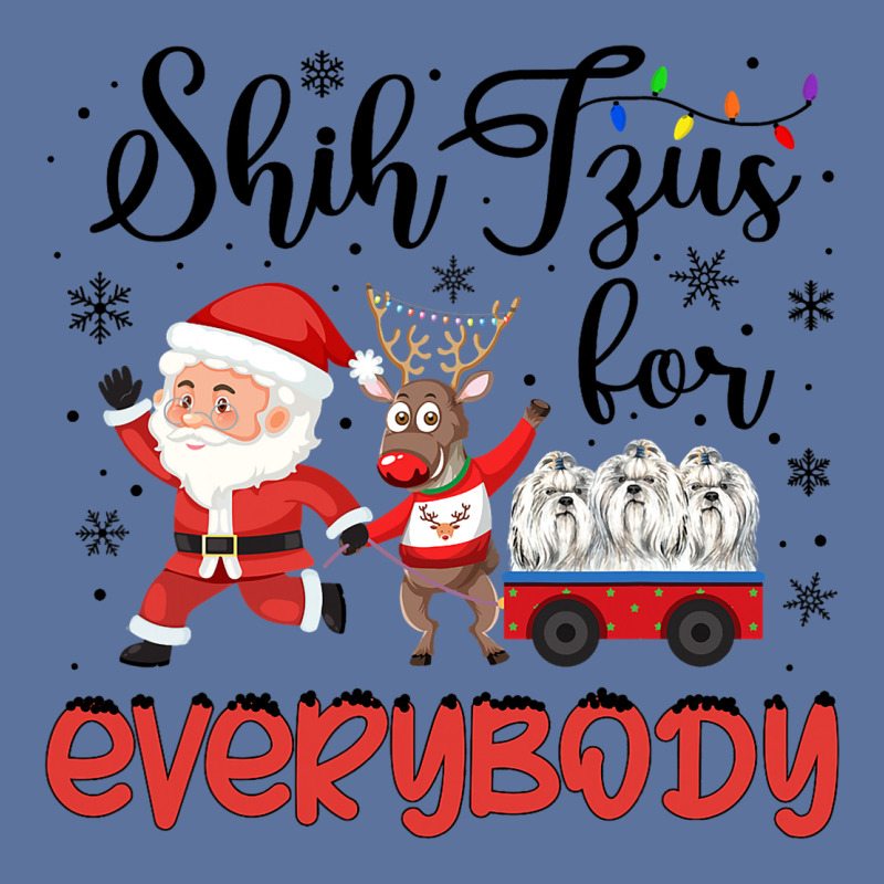 Shih Tzu Christmas Shih Tzus For Everybody Xmas Lightweight Hoodie | Artistshot