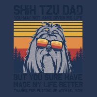 Shih Tzu Dad You May Not Have Given Me Life But Yo Men Denim Jacket | Artistshot