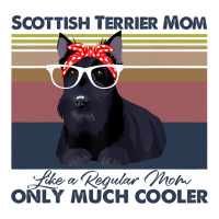 Scottish Terrier Mom Bandana Match Vintage Mothers Crop Top | Artistshot