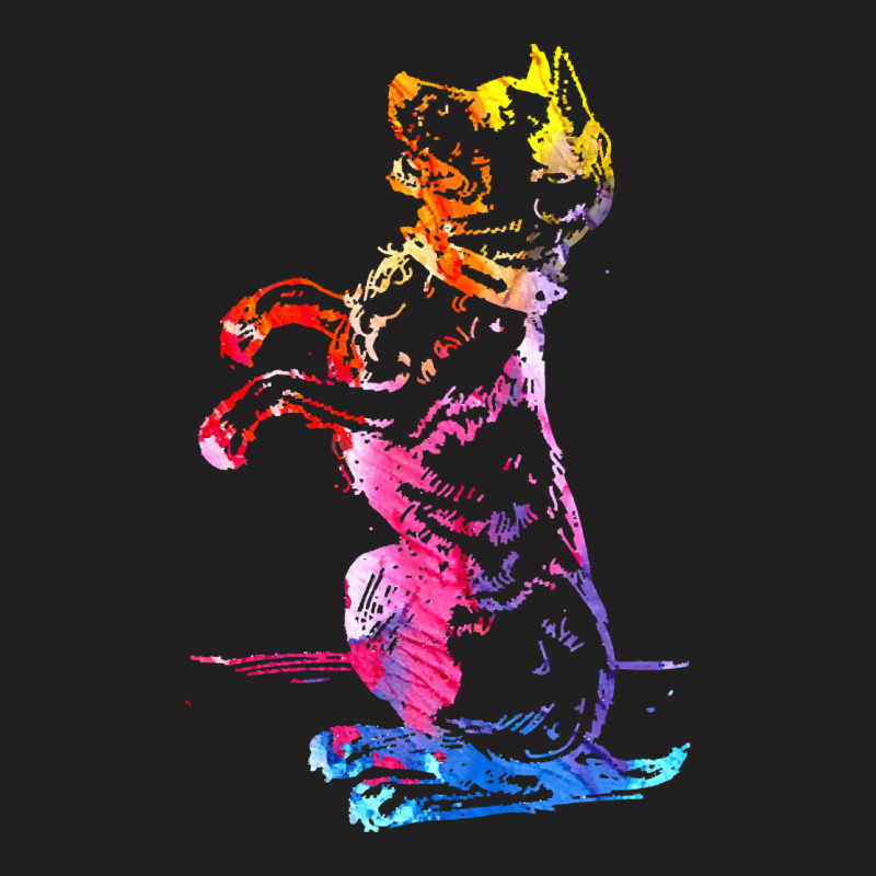 Dog Artwork T  Shirt Dog Lover With Beautiful Color T  Shirt T-shirt | Artistshot