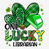 Shamrocks One Lucky Librarian Happy St Patricks Da Graphic T-shirt | Artistshot