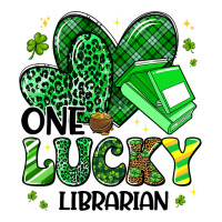 Shamrocks One Lucky Librarian Happy St Patricks Da V-neck Tee | Artistshot