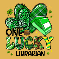 Shamrocks One Lucky Librarian Happy St Patricks Da Vintage Hoodie And Short Set | Artistshot