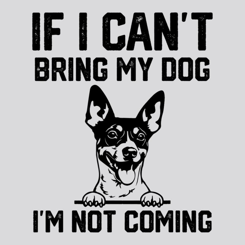 Rat Terrier If I Cant Bring My Dog Im Not Coming Women's Triblend Scoop T-shirt by EmpressSmithson | Artistshot