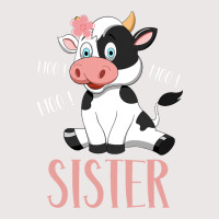 Sister Cow Cute Cow Farmer Birthday Matching Famil Pocket T-shirt | Artistshot