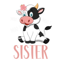 Sister Cow Cute Cow Farmer Birthday Matching Famil 3/4 Sleeve Shirt | Artistshot