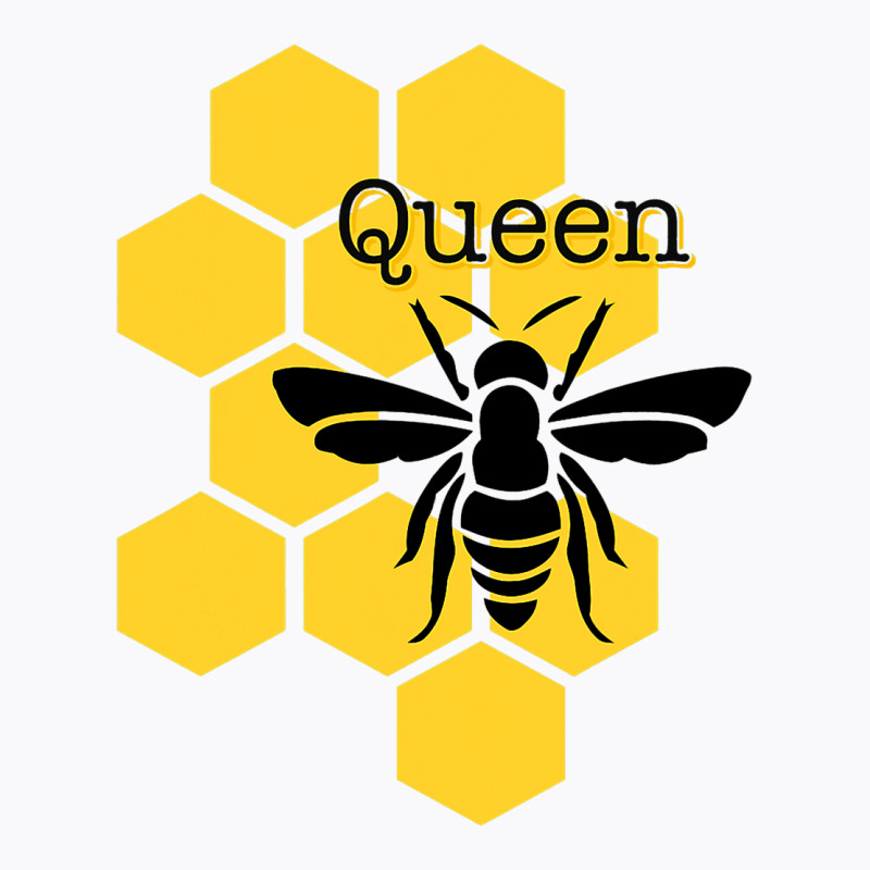 Queen Bee With Honeycomb For Her Royal Highness T-shirt | Artistshot