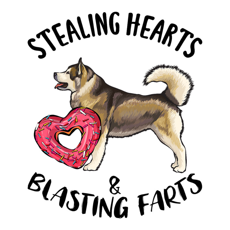 Stealing Hearts Blasting Farts Alaskan Malamute Va 3/4 Sleeve Shirt | Artistshot