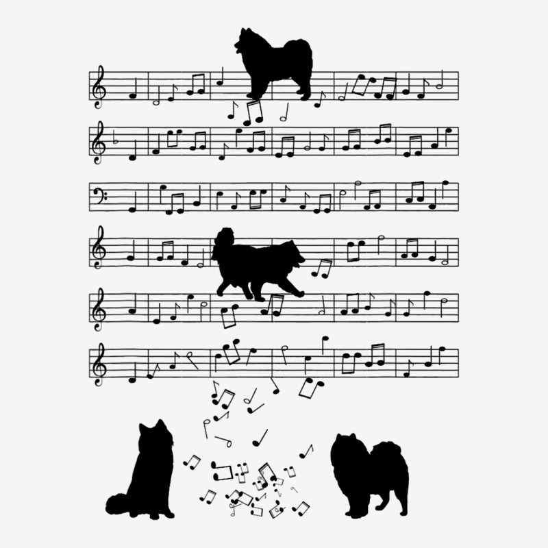 Samoyed Dog Samoyed Music Note Musician Cute Samoy Adjustable Cap by KYERRAREED | Artistshot