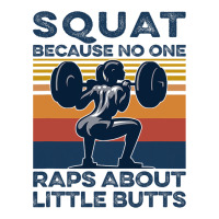 Squat Because No One Raps About Little Butts Gym F Raglan Crop Top | Artistshot