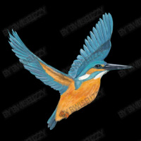 Flying Kingfisher Cropped Hoodie | Artistshot