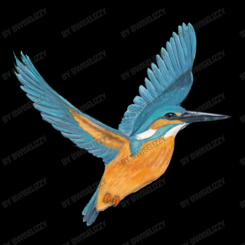 Flying Kingfisher Cropped Hoodie by Bwiselizzy | Artistshot