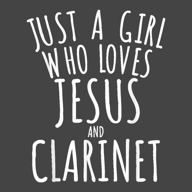 Just A Girl Who Loves Jesus And Clarinet Funny Basic T-shirt | Artistshot